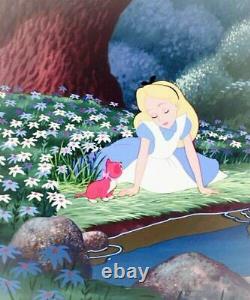 Alice Au Pays Des Merveilles Figurine Avec Boîte De Musique Disney Magasin Japon Kawaii Rare