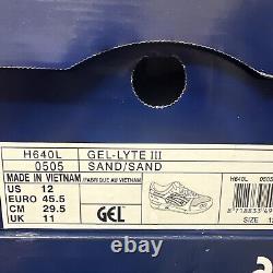Asics Gel Lyte III Scorpion Pack Sand Taille UK 11 Extrêmement Rare - Neuf dans la Boîte