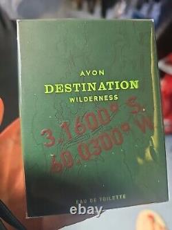 Avon Hommes Destination Wilderness Pour Lui EDT Spray Boîte Neuf Rare DISCONTINUÉ