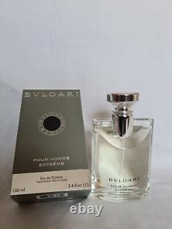 BVLGARI Pour Homme Extreme 100ml Parfum Homme Discontinué ! Rare ! NEUF EN BOÎTE