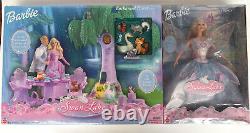 Barbie Lac des Cygnes Odette 12 Pouces Poupée Ensemble de Jeu Forêt Enchantée 2003 Rare Neuf dans sa Boîte