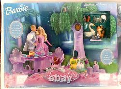 Barbie Lac des Cygnes Odette 12 Pouces Poupée Ensemble de Jeu Forêt Enchantée 2003 Rare Neuf dans sa Boîte