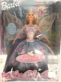 Barbie Lac des Cygnes Odette 12 Pouces Poupée Ensemble de Jeu Forêt Enchantée 2003 Rare Neuf dans sa Boîte