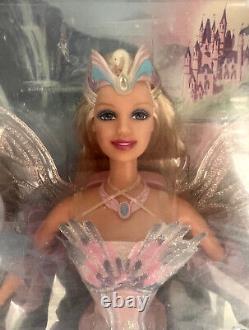 Barbie Lac des Cygnes Odette 12 Pouces Poupée Ensemble de Jeu Forêt Enchantée 2003 Rare Neuf dans sa Boîte