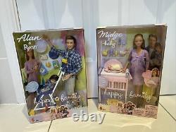 Barbie Midge & Baby, Alan & Ryan 2002 Boîtes Ne Jamais Ouvrir Rare