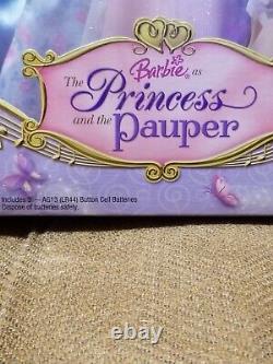 Barbie Princess And The Pauper Erika Poupée Mattel 2004 Nouveau Dans La Boîte C3362 Rare