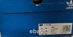 Baskets Adidas Originals MUNCHEN Edge Bleu-UK 11 - Neuf - 100% Authentique - Rare