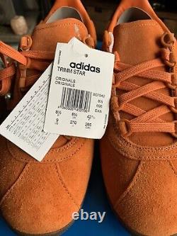 Baskets Adidas Trimm Star taille 8.5 citrouille neuves avec étiquette - Sneakers rares.