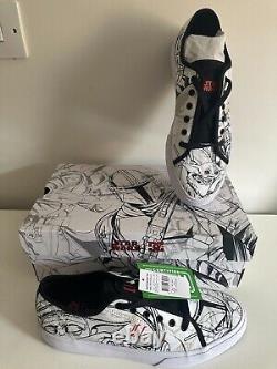 Baskets DC Shoes Baby Yoda Star Wars Taille UK 8.5 TRÈS RARES NEUVES DANS LA BOÎTE