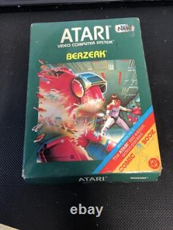 Berzerk Atari 2600 Rare 1982 Jeu Vidéo Vintage Scellé Neuf Boîte Verte NTSC