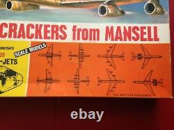 Boîte de 8 crackers de fête vintage Mansell Air Race RARE en très bon état