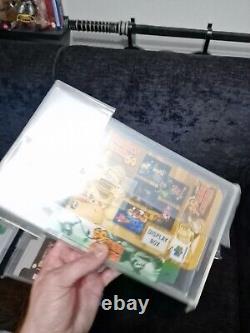 Boîtes d'affichage rares pour Nintendo 64 N64. Dans des boîtiers montés en UKV