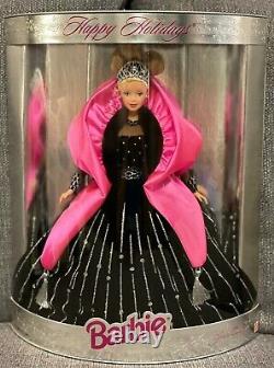 Bonnes Fêtes 1998 Barbie Doll Mint Condition Rare Box Backing