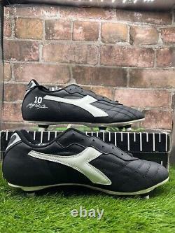 Bottes de football Diadora Baggio SC 1993 Neuves dans leur boîte Rares Collectionneurs UK 9.5