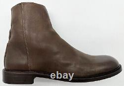 Bottes en cuir marron à fermeture éclair sur le côté Paul Smith / Chaussures neuves dans leur boîte rares UK8 EU42 US9