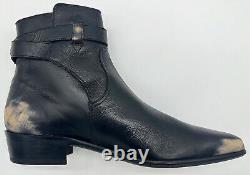 Bottes en cuir noires montantes Paul Smith / Chaussures neuves dans leur boîte rares Taille UK 8 EU 42 US 9