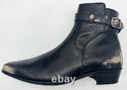 Bottes en cuir noires montantes Paul Smith / Chaussures neuves dans leur boîte rares Taille UK 8 EU 42 US 9