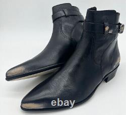 Bottes en cuir noires montantes Paul Smith / Chaussures neuves dans leur boîte rares Taille UK 8 EU 42 US 9