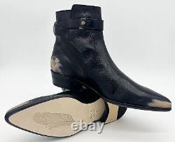 Bottes en cuir noires montantes Paul Smith / Chaussures neuves dans leur boîte rares Taille UK 8 EU 42 US 9