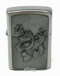 Briquet Zippo Alligator Gator sur scène dans boîte miroir Rare Neuf en boîte