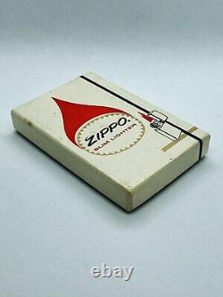 Briquet Zippo Vintage Rare Slim (1969) Neuf avec Boîte d'Origine