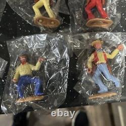 COWBOY TIMPO VINTAGE RARE. BOÎTE CONTREPLEINE DE 24 ENVELOPPES SCELLÉES D'ORIGINE/BOÎTÉE