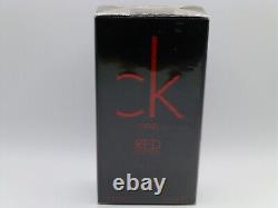 Calvin Klein CK ONE RED Edition Pour Lui Vaporisateur EDT 100ml, Nouveau Boîtier & Scellé/Rare