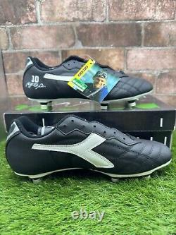 Chaussures de football Diadora Baggio Sc 1993 toutes neuves dans leur boîte, collection rare pour les collectionneurs, taille 8.5 au Royaume-Uni.