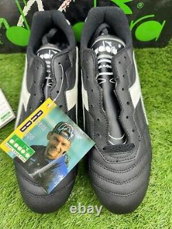 Chaussures de football Diadora Baggio Sc 1993 toutes neuves dans leur boîte, collection rare pour les collectionneurs, taille 8.5 au Royaume-Uni.