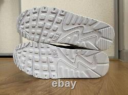 Chaussures de sport blanches rares Nike Air Max 90 Bubble Pack pour hommes Ct5066-100 dans leur boîte - Taille UK7