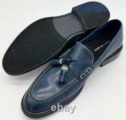 Chaussures slip-on en cuir véritable bleu marine Paul Smith, neuves dans leur boîte, taille rare Szuk8 Eu42 Us9.