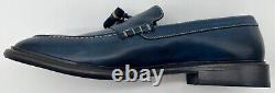 Chaussures slip-on en cuir véritable bleu marine Paul Smith, neuves dans leur boîte, taille rare Szuk8 Eu42 Us9.