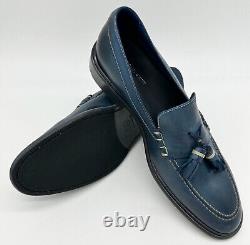 Chaussures slip-on en cuir véritable bleu marine Paul Smith, neuves dans leur boîte, taille rare Szuk8 Eu42 Us9.