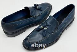 Chaussures slip-on en cuir véritable bleu marine Paul Smith, neuves dans leur boîte, taille rare Szuk8 Eu42 Us9.