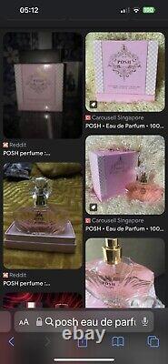 Collection rare de parfums et produits de beauté vintage des années 1980 scellés dans leurs boîtes d'origine.
