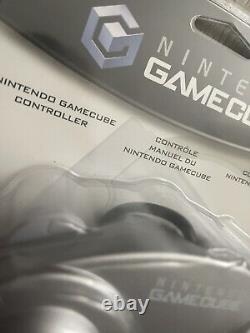 Contrôleur Nintendo Gamecube Argenté Neuf dans sa boîte d'origine scellée en blister d'usine Rare OEM