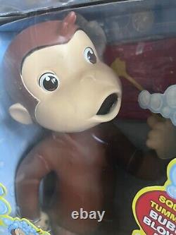 Curious George Bulleur de bulles Bain Temps MARQUE NEUF DANS LA BOÎTE - RARE