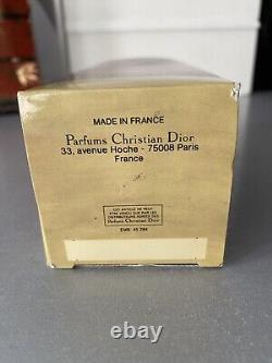 DIOR FARENHEIT VINTAGE Boîte 100ml avec dépliant publicitaire des années 1980 Rare NEUF