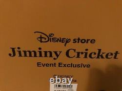 Disney Rare Big Figure Figurine Jiminy Cricket Événement Exclusif + Boîte Originale