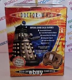 Doctor Who BBC 12 Dalek Gardien Impérial Radiocommandé NOUVEAU & EN BOÎTE V. Rare