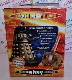 Doctor Who BBC 12 Dalek Gardien Impérial Radiocommandé NOUVEAU & EN BOÎTE V. Rare