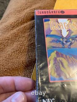 Dragon Spirit TurboGrafx-16 NTSC/US NEUF SCELLÉ Boîte Complète TRÈS RARE Rétro