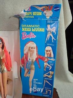Dramatique Nouveau Vivant Barbie Doll 1116 1969 Nouveau Dans La Boîte Vintage Rare