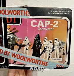 EMPTYRARE VTG Star Wars Woolworths MOC BOX OFFER ROTJ Trilogo FigureShipCard