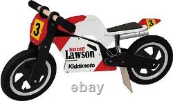 Eddie Lawson GP vélo d'équilibre en bois pour enfants de 2 à 5 ans RARE neuf dans sa boîte