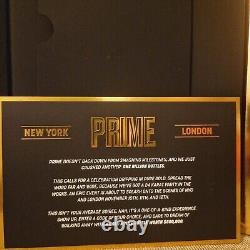 Édition limitée Boîte spéciale Prime 1 sur 200 Bouteille en or ultra rare