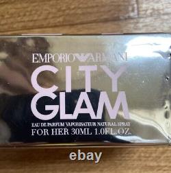 Emporio Armani CITY GLAM Pour Elle EDP 30ml, Nouvelle Boîte/Scellée/Rare/Discontinué