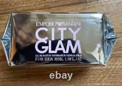 Emporio Armani CITY GLAM Pour Elle EDP 30ml, Nouvelle Boîte/Scellée/Rare/Discontinuée