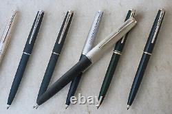 Ensemble RARE MONTBLANC 225 + 285 des années 1970 (Stylo-plume + Stylo à bille) Plume EF en or 14K NEUF dans sa boîte