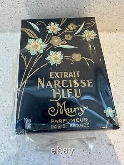 Extrait Narcisse Bleu Mury Parfum 7,5 ml Rare Neuf dans sa boîte d'origine